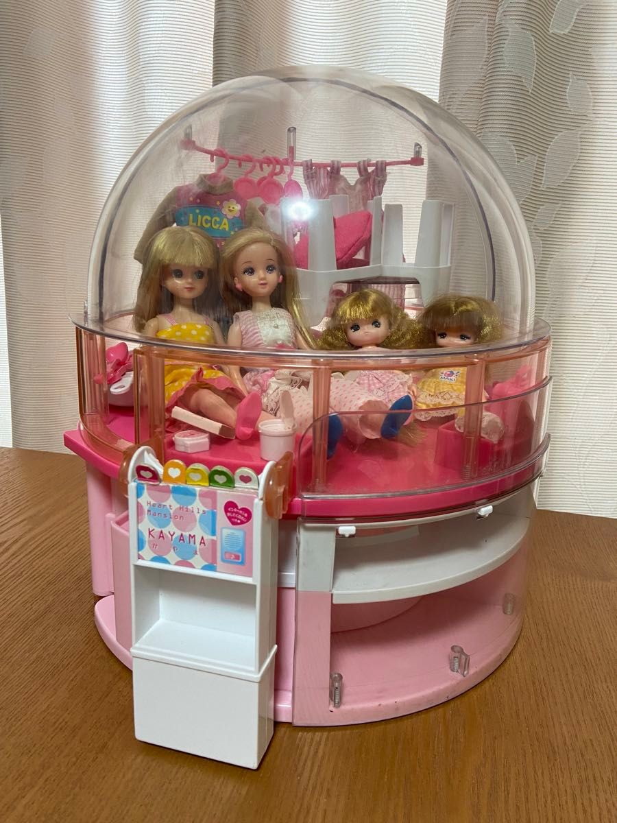 G2074【動作品】「リカちゃん／マンション」「ユッコちゃん／おしゃれ美容室」おまとめセット □人形 □女の子 □おもちゃ 